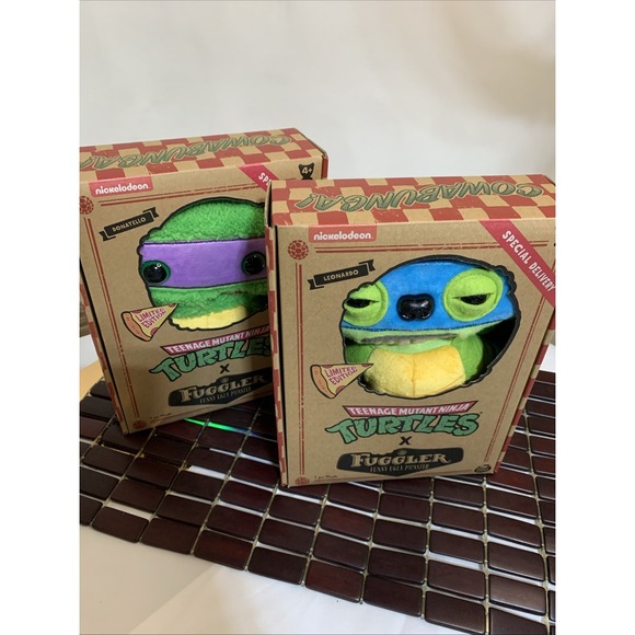 Spin Master Other - Fuggler‎ Teenage Mutant Ninja Turtles Set Of 2 Leonardo & Donatello TMNT New